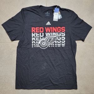 Detroit Red Wings NHL Adidas Short Sleeve T-Shirt